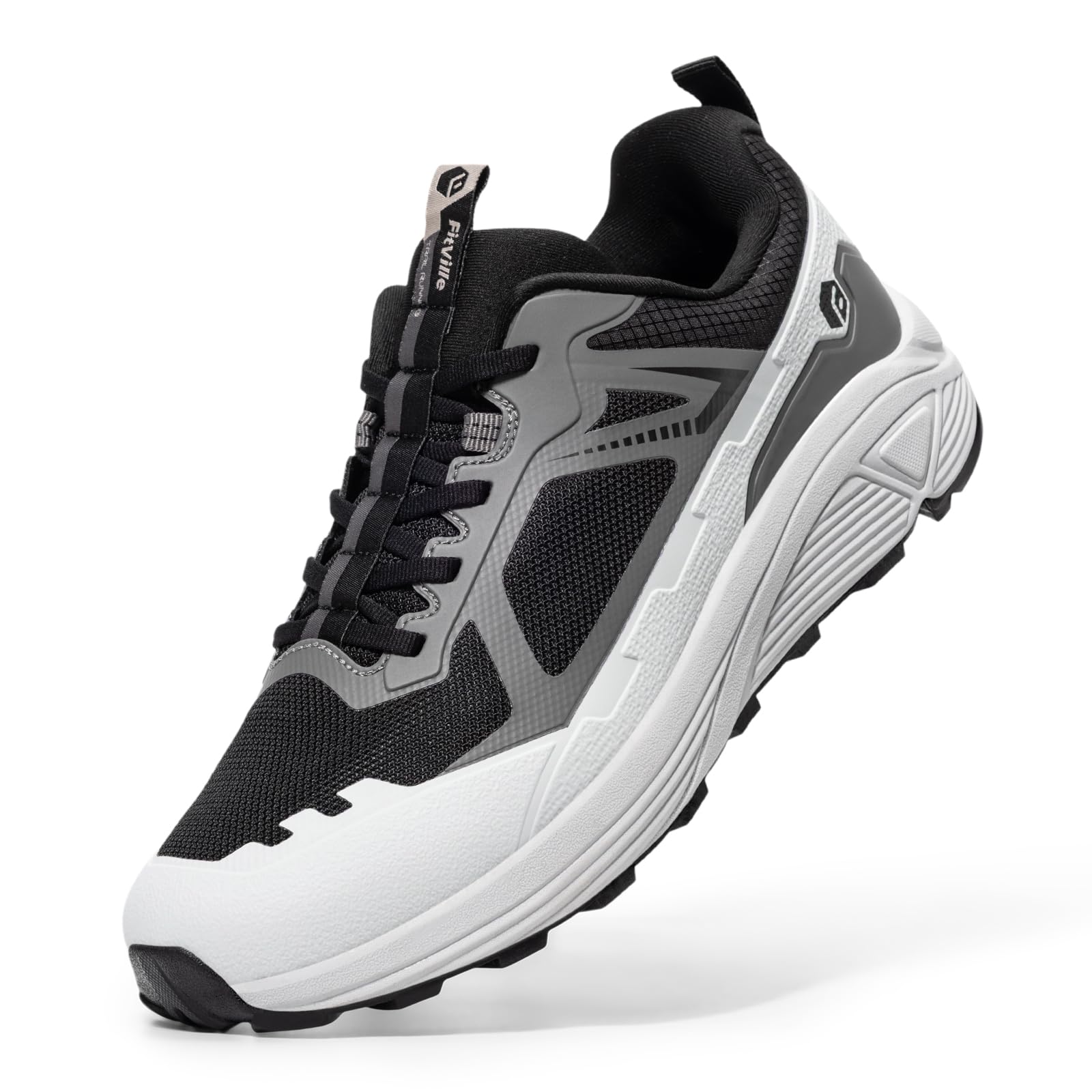 Anti Slip Trail Running Sneakers - FitVille Trail Running Shoes Men Wide