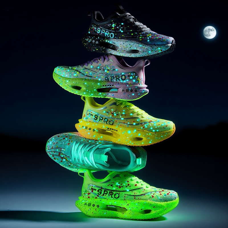 New Soft Sole Cushioning Men's - Reflective Night Running Shoes 评论和价格