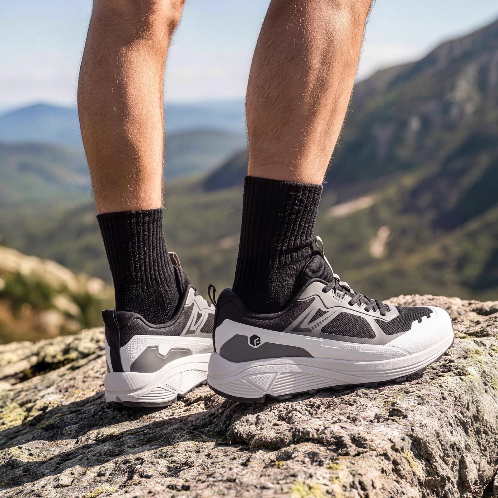 FitVille Trail Running Shoes M - Anti Slip Trail Running Sneakers 评论和价格