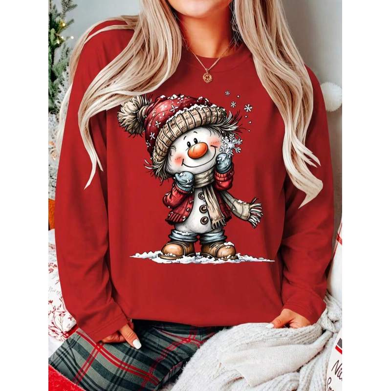Women Cute Winter Snowman Pom  - Boots 评论和价格